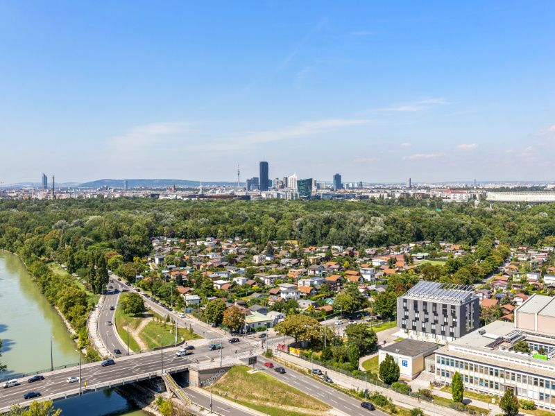 Stadtblick von der Terrasse